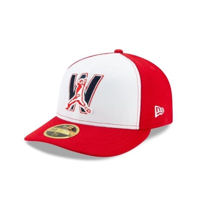 White Washington Nationals Hat - New Era MLB Authentic Collection Alt 4 Low Profile 59FIFTY Fitted Caps USA2860591